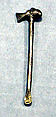 Silver Lime Spoon with Fish Top, Silver (cast), Inca