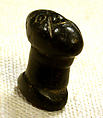 Elongated Stone Labret with Face, Stone, Peruvian