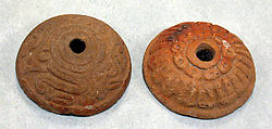 Spindle Whorl, Ceramic, Mexican