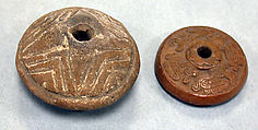 Spindle Whorl, Ceramic, Mexican