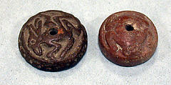 Spindle Whorl, Ceramic, Mexican