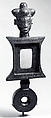 Mirror Case: Head, Wood, mirror, pigment, Okpoto peoples, Idoma or Igala group