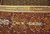 Woman's Skirt, Cotton, metal wrapped thread, Timor