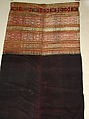 Shoulder Cloth (Selendang), Silk, metal wrapped thread, Sumatra