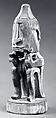 Korwar (ancestor figure), Cenderawasih Bay artist, Wood, paint, glass beads, Cenderawasih Bay