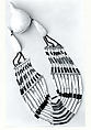 Necklace, Shell and glass beads, shell, wood, fiber, Naga