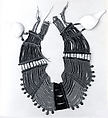 Necklace, Shell and glass beads, shell, metal, fiber, Naga