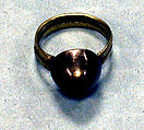 Ring, Silver, clay, Fon peoples