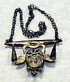 Necklace: Pendant (?), Silver, Fon peoples