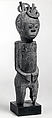 Figure: Female, Wood, iron, sacrificial materials, Fon peoples