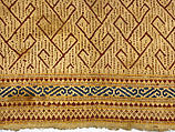 Ceremonial Textile (Tampan), Cotton, silk, Lampung