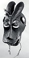 Helmet Mask: Zoomorphic, Wood, pigment, feathers, cord, Mambila peoples, Daroum group