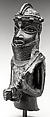 Court attendant with eben (ceremonial sword), Ìgùn Ẹ́rọ̀nwwọ̀n (brass-casting guild) artists, Brass, Edo peoples