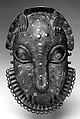 Hip Ornament: Leopard Head, Brass, iron, Edo peoples