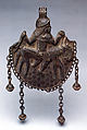 Pendant: Portuguese Equestrain, Brass, Edo peoples
