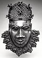 Hip Ornament: Face, Brass, Edo peoples