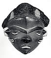Mask (Mbuya), Wood, pigments, fiber, Pende peoples