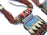 Ifa Diviner's Necklace (Odigba Ifa), Cotton, beads (glass), stone, fruit pits, Yoruba peoples