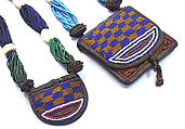 Ifa Diviner's Necklace (Odigba Ifa), Cotton, beads, wood, fruit pits, Yoruba peoples