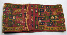 Headband, Cotton, camelid hair, Wari