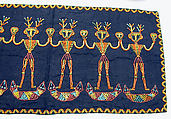 Panel, Cotton, glass beads, Paiwan people
