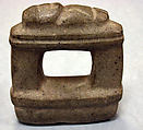 Architectural Model with Figure, Stone, Mezcala