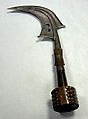 Ceremonial Knife, Iron, wood, brass, Mangbetu peoples