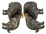Sandal Pair: Lions, Leather, Asante
