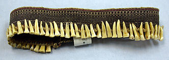 Bracelet, Teeth, fiber, Philippines (?)