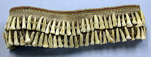 Bracelet, Teeth, fiber, Philippines (?)