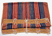 Panel, Cotton, glass beads, Philippines