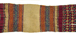 Ceremonial Costume Element, Cotton, glass beads, Timor