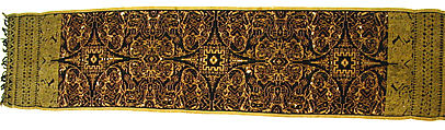 Ceremonial Textile (Geringsing), Cotton or silk, gold wrapped thread, Balinese