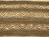 Baby Carrier, Cotton, paint, bone, Shipibo-Conibo