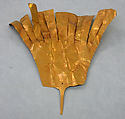 Headdress ornament, Gold, Nasca