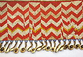 Cache-Sexe, Glass beads, cotton yarn, cowrie shells, metal (?), Kirdi, Fali group