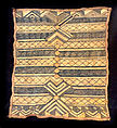 Prestige Panel, Raffia palm fiber, pigment, Kuba peoples