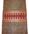 Sarong (Kain Lepas), Silk, gold wrapped thread, Palembang (?)