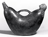 Bird-Head Vessel, Ceramic, pigment, Paracas