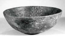 Bowl with Geometric Patterns, Ceramic, Paracas (?)
