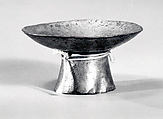 Silver Miniature Pedestal Bowl, Silver, Chancay