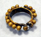 Hammered Gold Band with Bells, Gold (hammered), Peru; north coast (?)