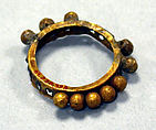 Hammered Gold Band with Bells, Gold (hammered), Peru; north coast (?)
