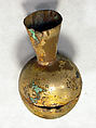 Miniature Bottle, Silver, gilt, Chimú or Chancay