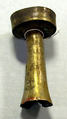 Hammered Silver Rattle Beaker, Silver (hammered), gilt, Peru; north coast (?)