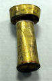 Hammered Silver Rattle Beaker, Silver (hammered), gilt, Peru; north coast (?)