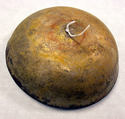 Hammered Copper Half Dome, Copper (hammered), gilt, Peru; north coast (?)