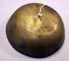 Hammered Copper Half Dome, Copper (hammered), gilt, Peru; north coast (?)