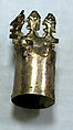 Hammered Silver Miniature Crown, Silver (hammered), gilt, Peru; north or central coast (?)