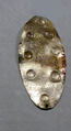 Hammered Silver Ornament with Repoussé Disks, Silver (hammered), gilt, Peru; north coast (?)